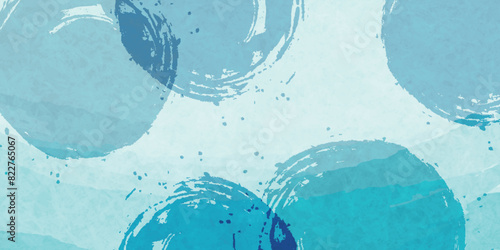 和柄　渦巻　水彩　背景	