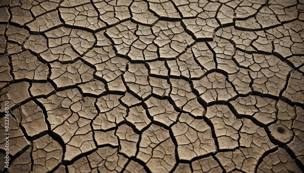 dry cracked soil