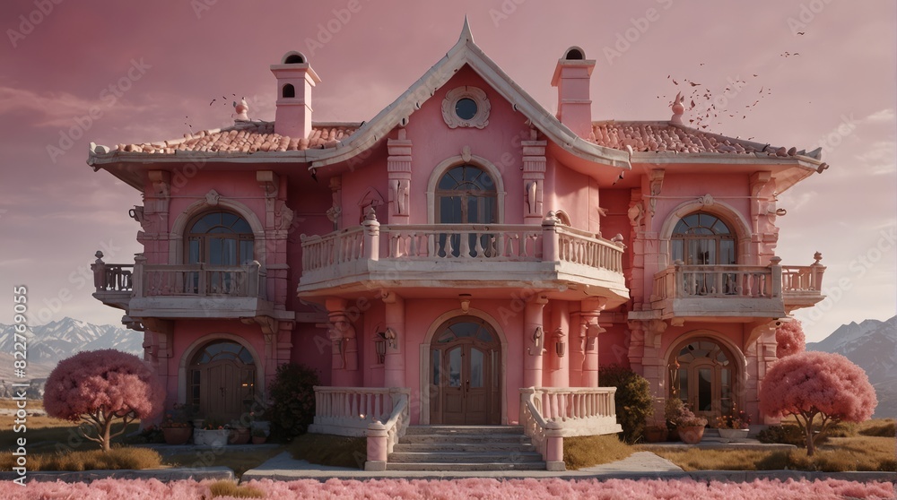5 Pink House - Generative AI