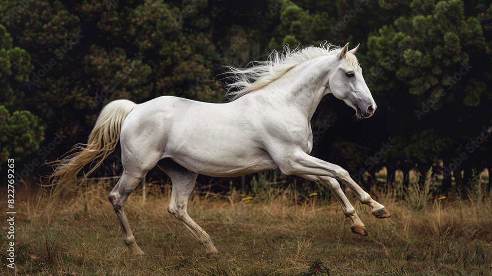草原を走る馬 草原を走る馬