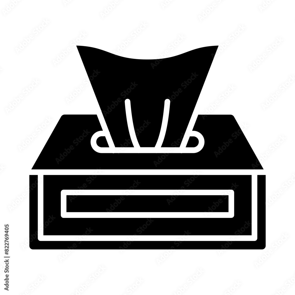 Tissue Box Icon Tissue Box Icon
