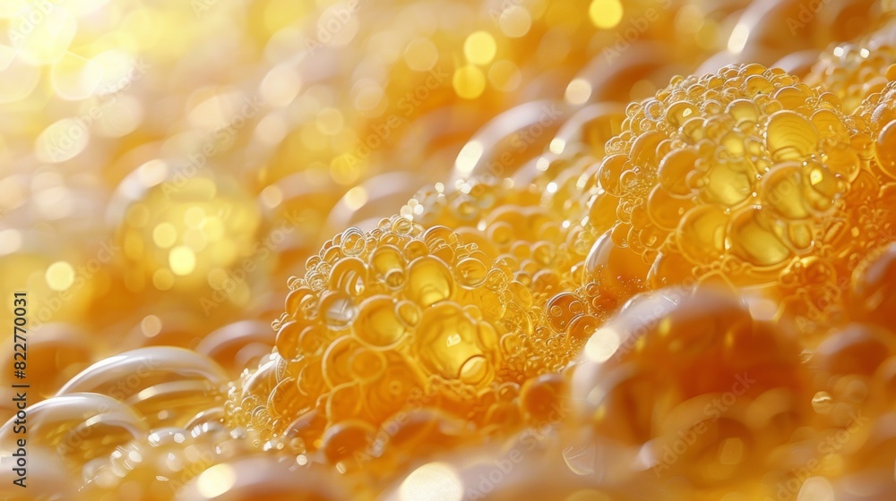 Yellow bubbles created a beautiful background. Yellow bubbles created a beautiful background.
