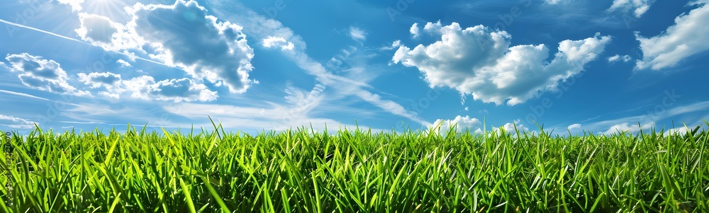beautiful meadow with clear sky beautiful meadow with clear sky