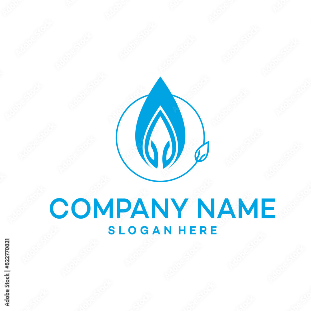 leaf logo vector template illustration design leaf logo vector template illustration design