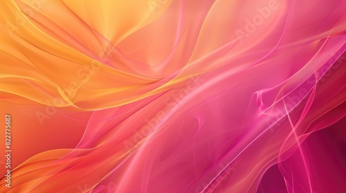 Pink and orange abstract background AIG51A. photo