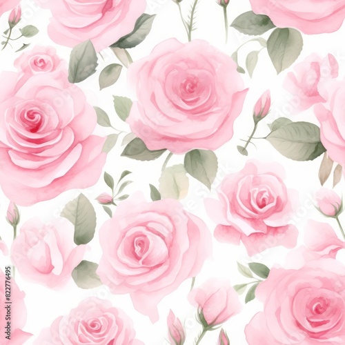 Tile seamless floral pattern  