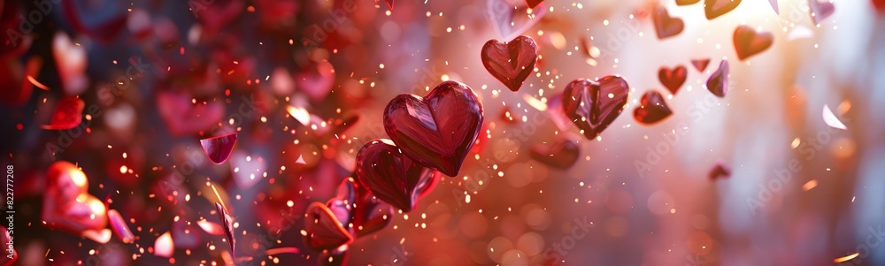 Fototapeta premium heart background