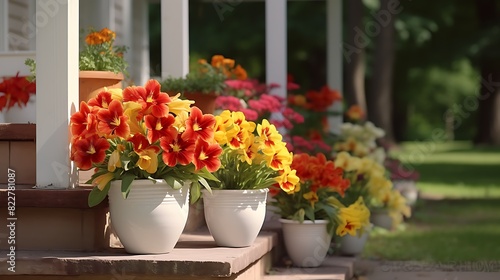 flowers in a garden