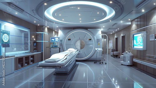 interior of a modern MRI