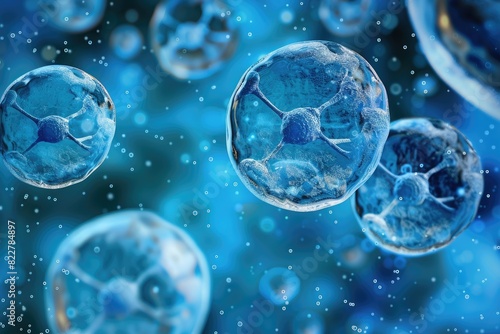 Stem cell, the building blocks of life, versatile and potent, medical breakthroughs, regeneration, and personalized therapies in the realm of modern medicine and biotechnology photo