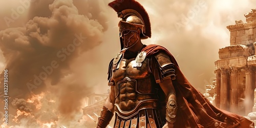Mars: The Roman Deity of War. Concept Roman Mythology, Mars, God of War, Ancient Deity, Roman Pantheon photo
