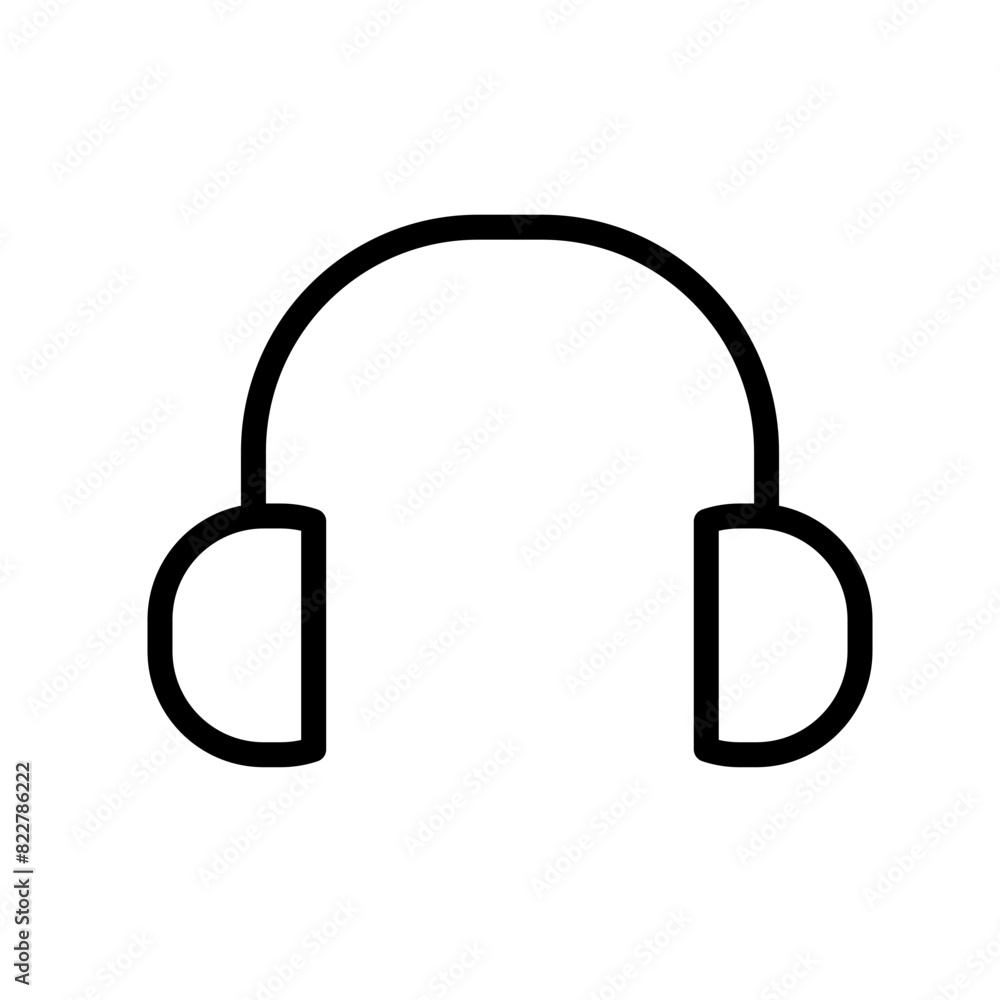 Earphone icon template Earphone icon template