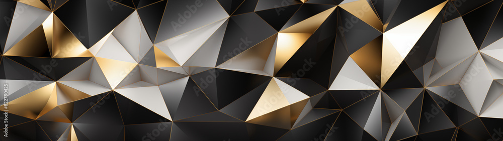 Elegant Geometric Design with Gold and Black Highlights Elegant Geometric Design with Gold and Black Highlights