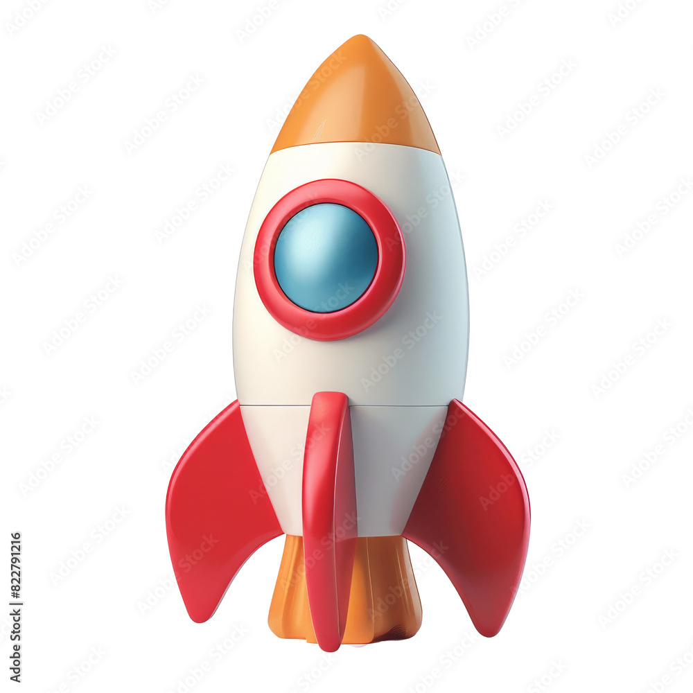 3D icon of a rocket isolated on transparent background,png 3D icon of a rocket isolated on transparent background,png