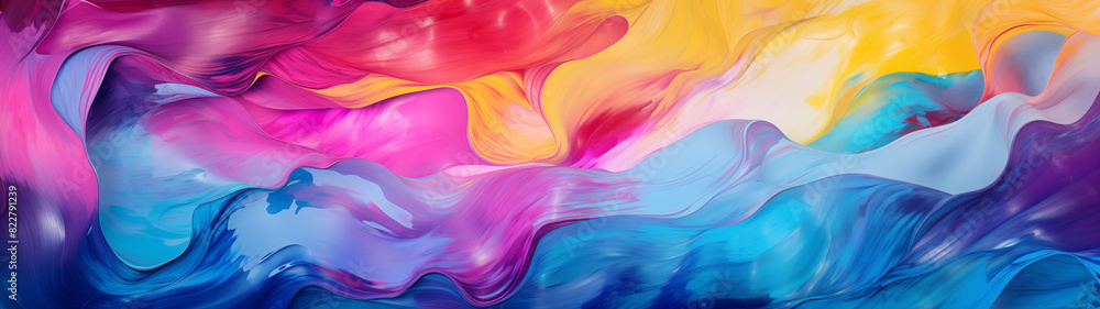 Vivid and Fluid Abstract Art