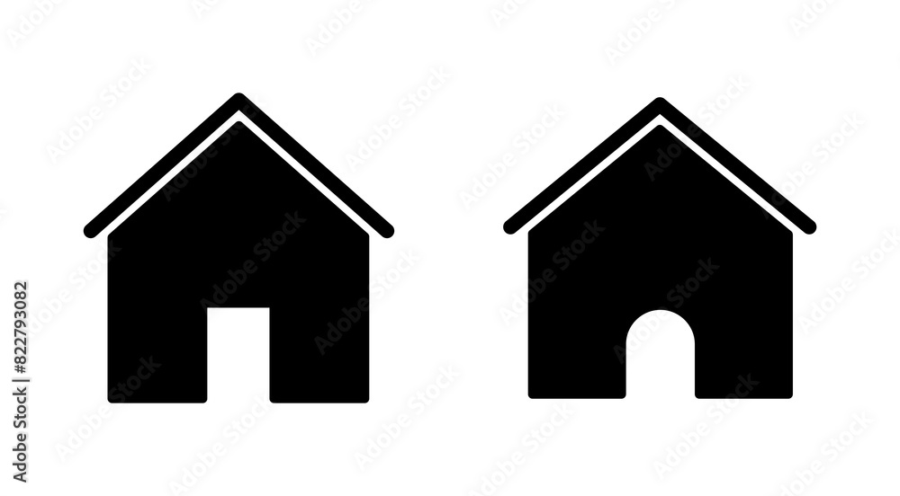House icon set. Home icon vector House icon set. Home icon vector