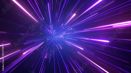 Wallpaper Mural Cyber, digital, speed of light road speed concept. fast neon background Torontodigital.ca