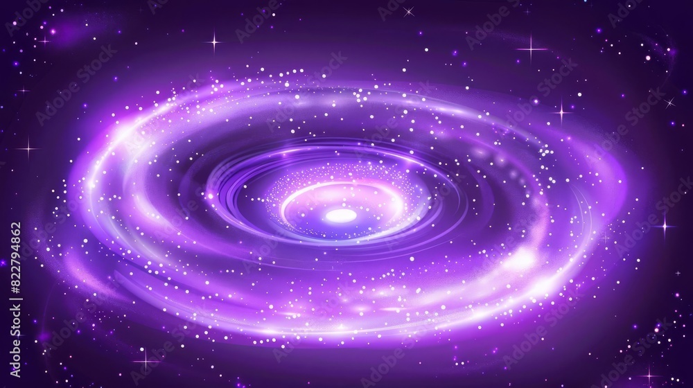 mystical purple galaxy with glowing stars and shimmer dreamy outer space fantasy concept illustration mystical purple galaxy with glowing stars and shimmer dreamy outer space fantasy concept illustration