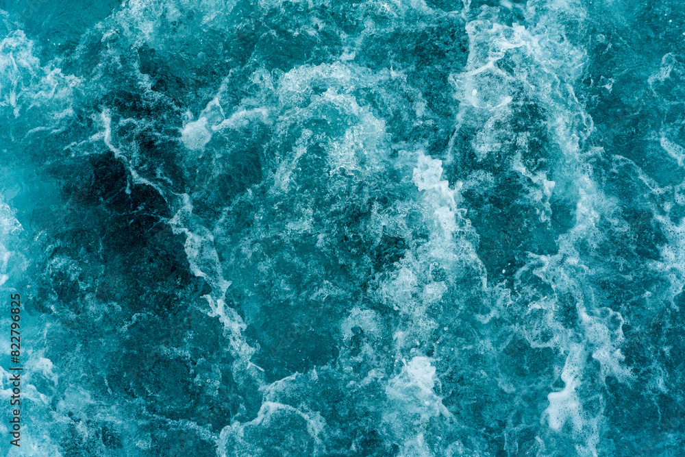 Background of water waves and gurgling sea water Background of water waves and gurgling sea water