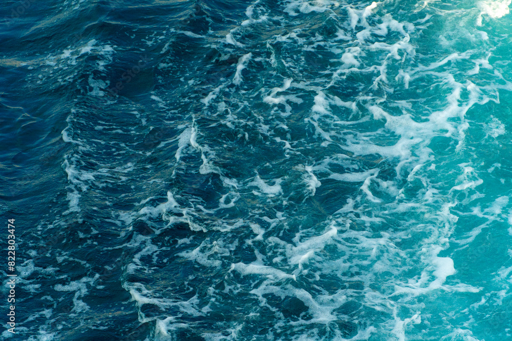 Background of water waves and gurgling sea water Background of water waves and gurgling sea water