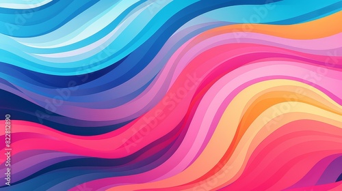 Wallpaper Mural Abstract, swirling shapes in soft pastel tones create a dynamic background. Torontodigital.ca