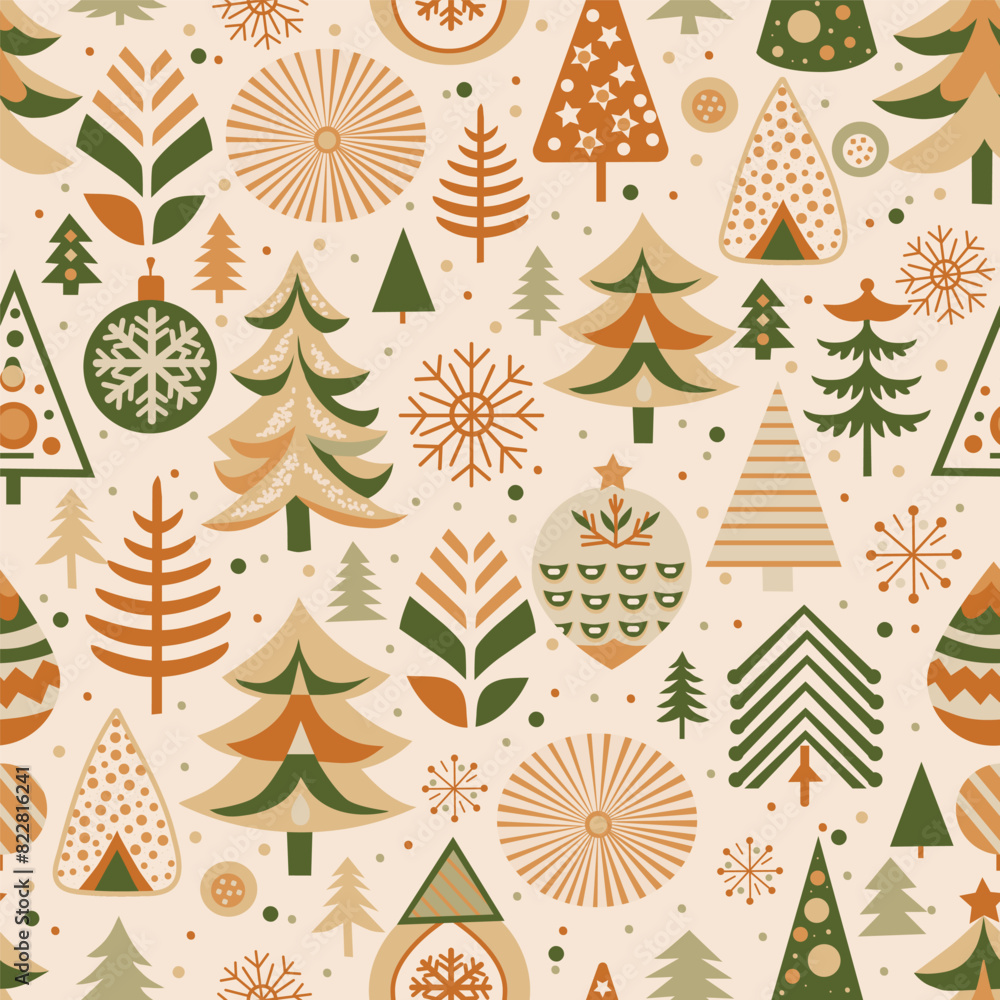 christmas trees pattern