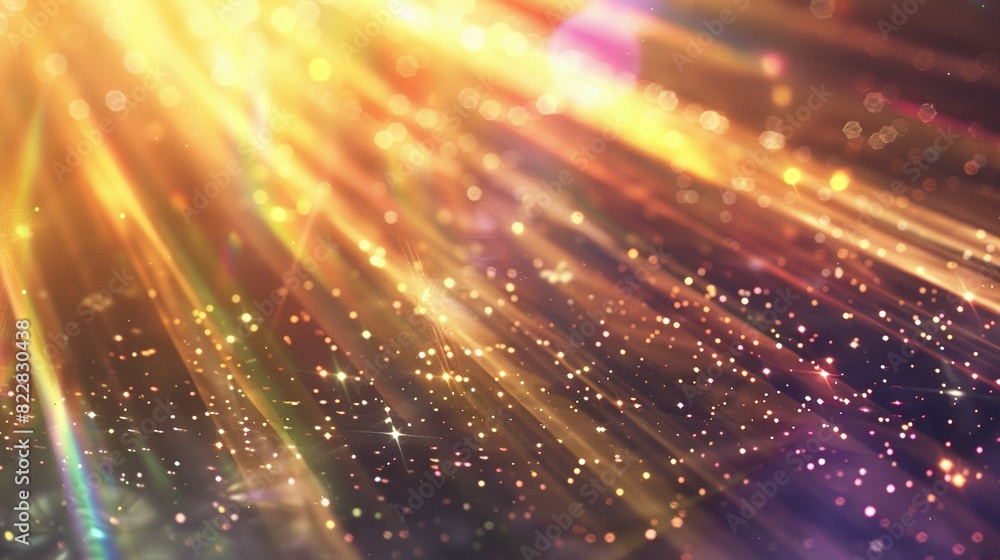 Beige Flare and Rainbow Texture: Caustic Light Beams Aesthetic Background Beige Flare and Rainbow Texture: Caustic Light Beams Aesthetic Background