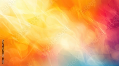 Abstract background with a soft, blurred gradient transitioning from warm to cool colors