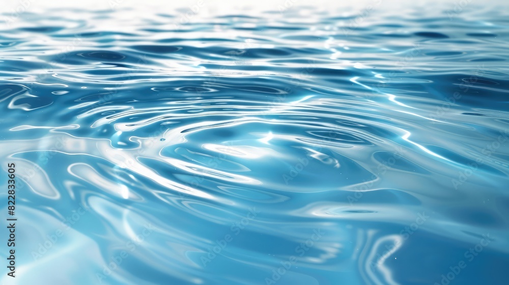 Close-up of an abstract background with ripples and reflections on the water surface Close-up of an abstract background with ripples and reflections on the water surface