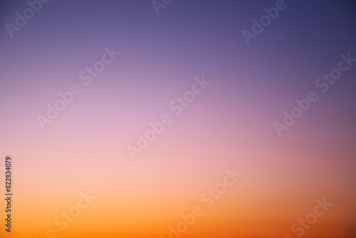 美しい夜明けのグラデーション