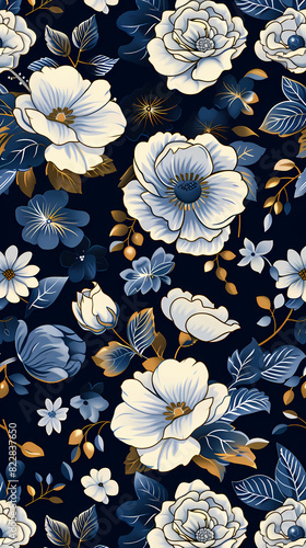 Collection of colorful floral elements in flat color. Set of spring and summer wild flowers, plants, branches, leaves and herb.