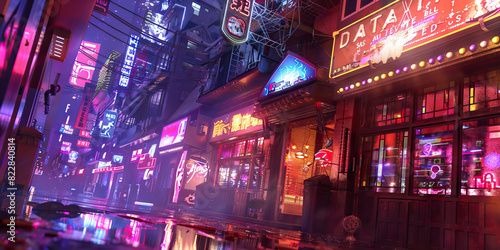 Cybernetic Nightclub District: Featuring a district filled with nightclubs and bars catering to a cybernetically enhanced clientele