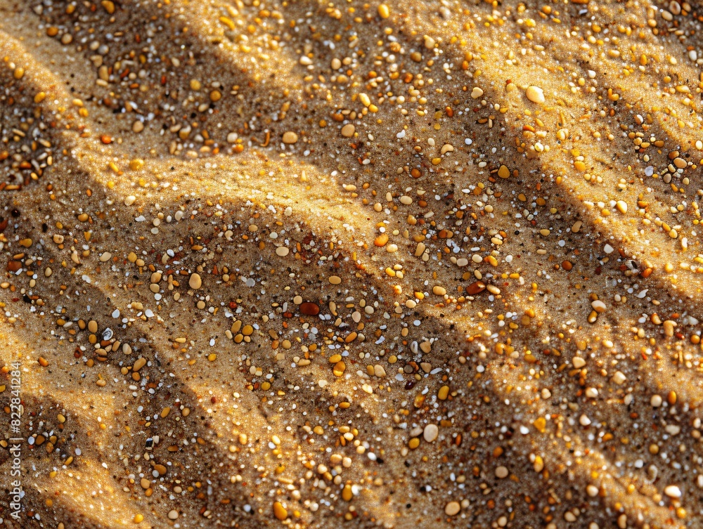 Sand Texture. Detailed close-up of a sandy beach with various grains and colors. Sand Texture. Detailed close-up of a sandy beach with various grains and colors.