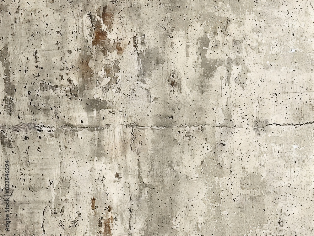 Fototapeta premium Concrete wall texture. Abstract image of a weathered concrete wall with cracks and stains.