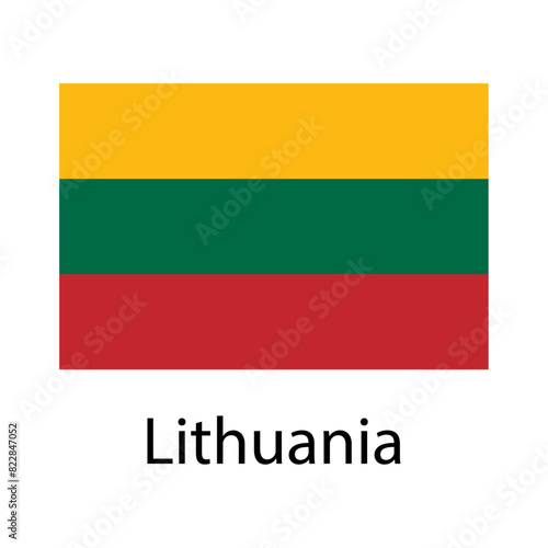 Free Download Flag of Lithuania 2:3 - GFXLoad