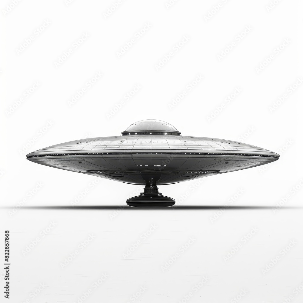 a black and white photo of a large spaceship a black and white photo of a large spaceship