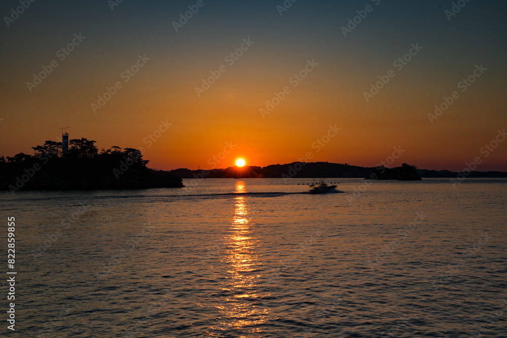 Naklejka premium 晩春の朝散策