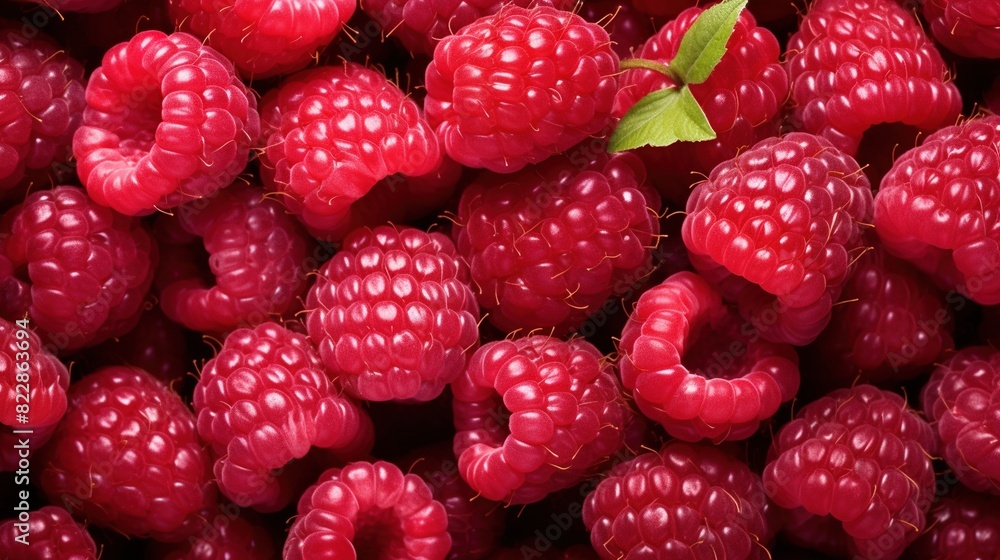 Fresh and sweet raspberries background. Raspberries Closeup Summer Fruit Background. Collection of fresh red raspberries. Fresh and sweet raspberries background. Raspberries Closeup Summer Fruit Background. Collection of fresh red raspberries.