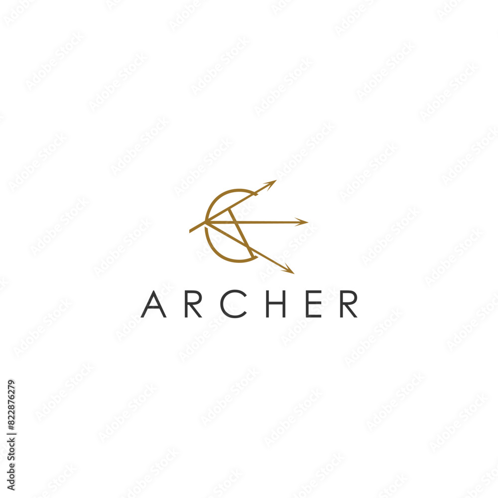 Archer logo design template vector illustration
Archer logo design template vector illustration