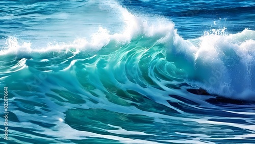 Ocean wave. Storm photo