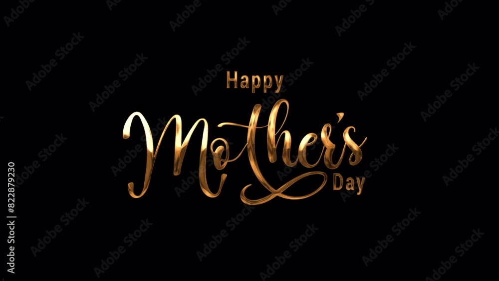 Happy Mother’s Day Handwritten Animated . Ink Drop word Text animation in Gold Color. Suitable for for Mother’s Day Celebrations Around the World. 4k video and alpha channel.
Happy Mother’s Day Handwritten Animated . Ink Drop word Text animation in Gold Color. Suitable for for Mother’s Day Celebrations Around the World. 4k video and alpha channel.