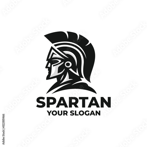 Spartan logo vector. EPS 10 editable vector