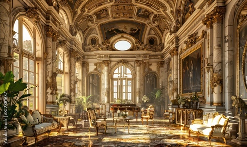 wallpaper of a classic renaissance france palace