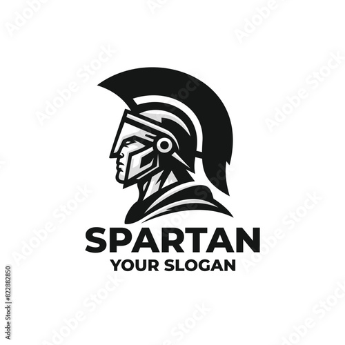 Spartan logo vector. EPS 10 editable vector
