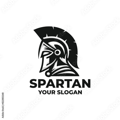 Spartan logo vector. EPS 10 editable vector photo