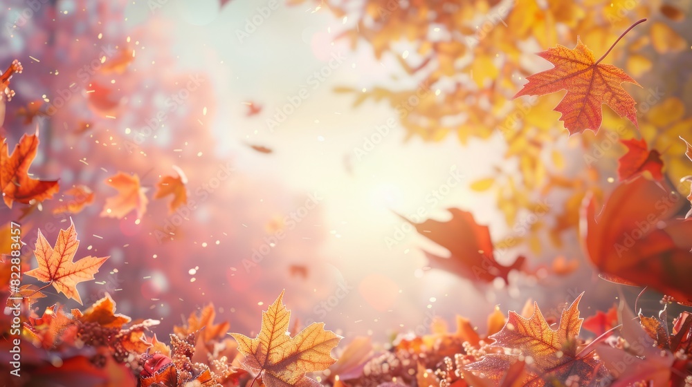 First Day of Fall Concept with copy space area for text. Beautiful background First Day of Fall Concept with copy space area for text. Beautiful background