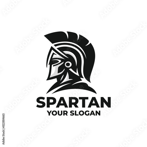 Spartan logo vector. EPS 10 editable vector