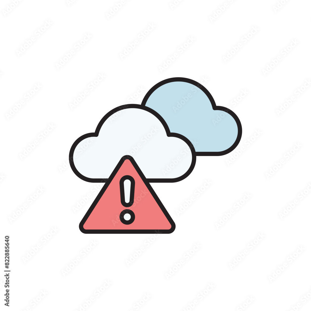 Bad Weather icon design with white background stock illustration Bad Weather icon design with white background stock illustration
