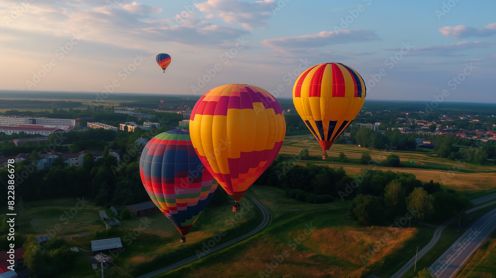 Obraz premium hot air balloons