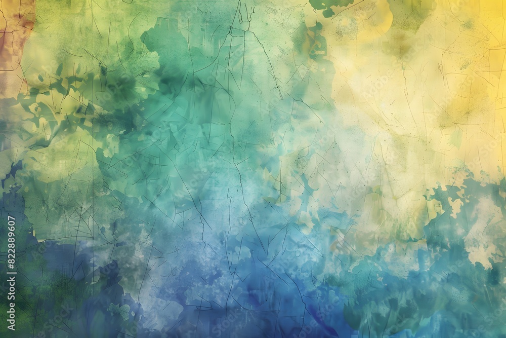 Abstract grunge background with green, blue, and yellow colors Abstract grunge background with green, blue, and yellow colors